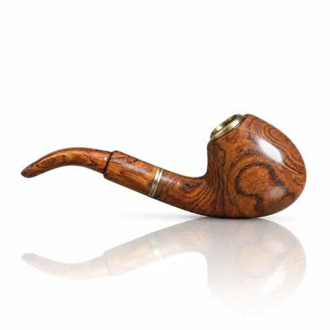 海南黄花梨鬼脸烟斗
