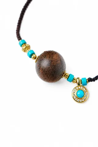 天然野生奇楠（棋楠）单珠挂件